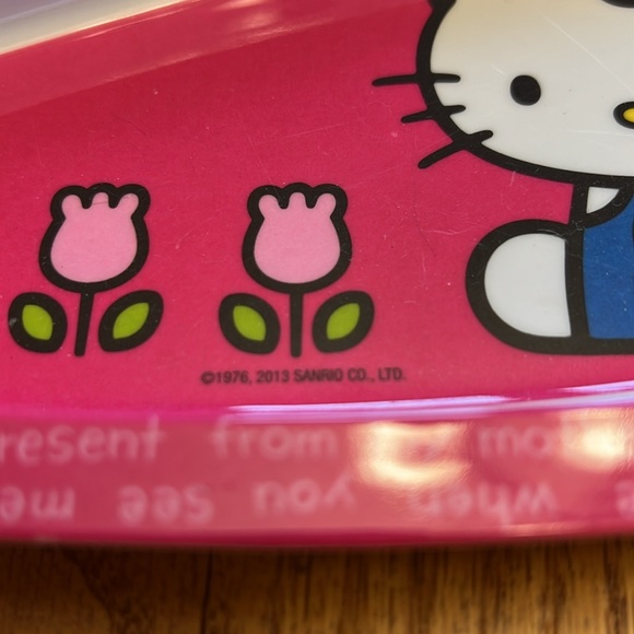 Hello Kitty Compartment Plate 2013 Sanrio Co. - Picture 2 of 4